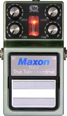 Maxon TOD9 True Tube Overdrive Guitar Effect Pedal Brand (True Bypass Switching) • $160.14