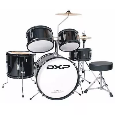 DXP 5 Piece Junior Drum Kit Black • $367.95