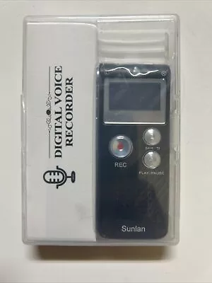 Sunlan 16GB Digital Voice Recorder Voice Activated Recorder With Playback - NEW • $16.50