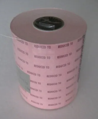 8 Rolls Paxxar Monarch 1110 Pricing Gun Labels Pink  REDUCED TO  Sale Tags Senso • $7.15