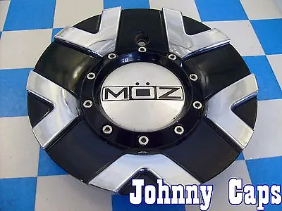 MOZ Wheels Black/Chrome Center Caps #PD-CAPSX-P5117 Custom Wheel Center Cap (1)  • $44.96