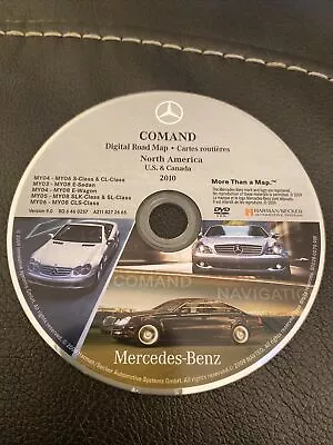 Mercedes Update 2010 Ver. Comand Navigation DVD Road MAP Data Disc USA Map #0257 • $55.25