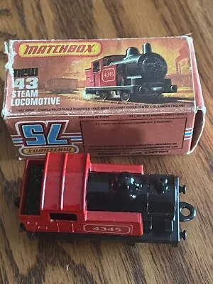 Matchbox No 43 0-4-0 Steam Locomotive 1978 With Box • $22.99