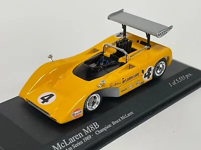 1/43 Minichamps McLaren M8B 1969 Can AM Series Bruce McLaren 530 694304  CS590 • $69.99