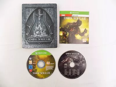 Mint Disc Xbox One Dark Souls III Apocalypse Edition Steelbook Free Postage • $63.92