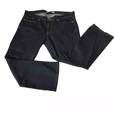 J BRAND GIGI Pure Blue Crop Flare “Rides The Hips” Stretch Blue Jeans Women’s 31 • $22.40