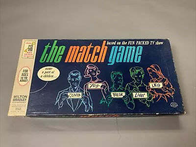 1963 Vintage The Match Game Milton Bradley Board Game  Complete • $20