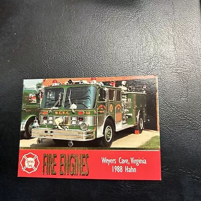 Jb98 Fama Fire Engines 1993 #129 Weyers Cave Virginia 1988 HAHN • $1.99