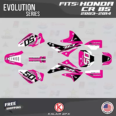 Graphics Kit For Honda CR85 (2003-2014) Evo Series - Magenta • $65.99