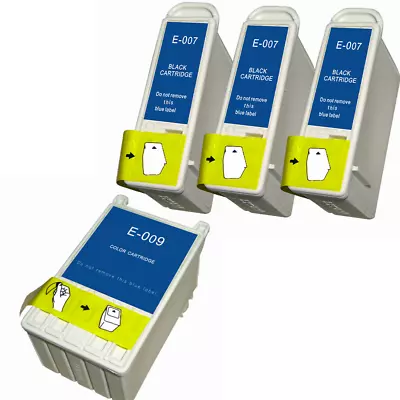 £26.08 • Buy T007 T009 Ink Cartridge Pack For Epson Stylus Photo 900 1270 1280 1290 NON-OEM
