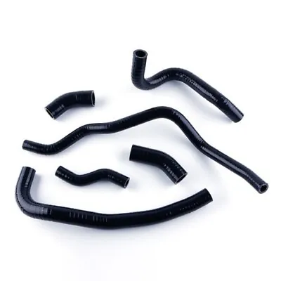 For Yamaha Vmax 1200 VMX1200 1985-2007 Silicone Radiator Coolant Hose Black • $50