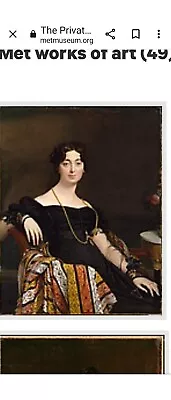 MET Metropolitan  Madame Leblanc  PORTRAIT Poster Edgar Degas Collection New! • $14.99