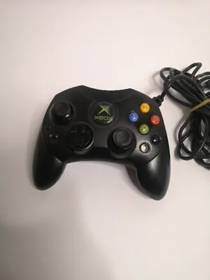 Official Microsoft Xbox Original Controller Black With Breakaway Cable • £15