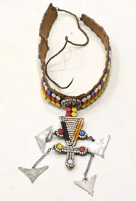 African Beaded Masai Choker Women Men Kenya • $56.25