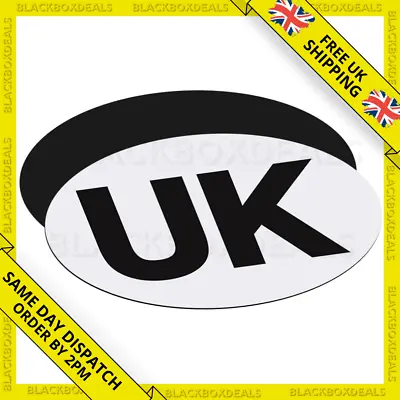 Oval UK Magnetic Sticker Sign Badge GB Plate Europe Travel Caravan Van Car 2023 • £2.29