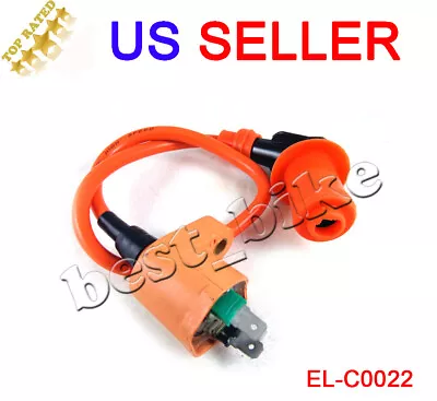 Ignition Coil Racing For Gy6 Atv Go Kart Moped Scooter 49cc 50cc 125cc 150cc • $8.25