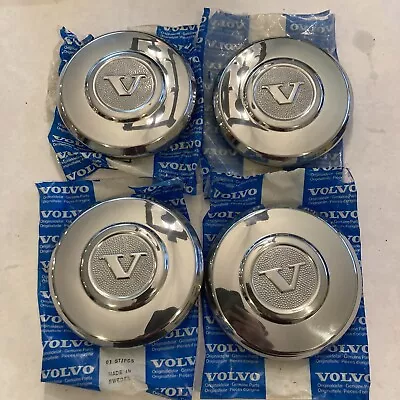 4 Brand NEW VOLVO 1128492 Hubcaps Hubcap Wheel Cap NEW 240 244 245 NOS 6” • $199