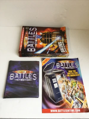 £10 • Buy Doctor Who Battles In Time Magazine Issues 1-25 + Card Wallet Binder BR