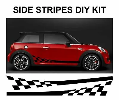 MINI COOPER Side Racing Stripes Car Graphics Stickers Vinyl CUSTOM DECALS • £24.99