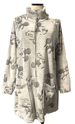 Disney ROBE Mickey Mouse  Plushy Fleece. Full Zip   Size S • $24
