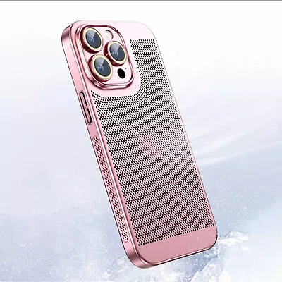 Electroplating Heat Dissipation Phone Case Cover For IPhone 15 14 13 12 Pro Max • $13.18