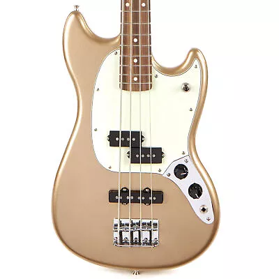 Fender Player Series Mustang Bass PJ Pau Ferro - Firemist Gold • $849.99