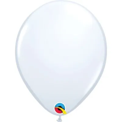 Qualatex Balloons Premium Latex 11” White 100 EA • $28