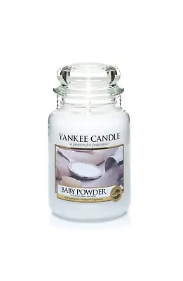 Yankee Candle Baby Powder Large Jar 623 -  Unused - Brand New • £18.99