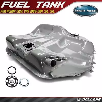 12 Gallons Fuel Tank For Honda Civic CRX 1988-1991 1.5L 1.6L W/ Hatchback 2-Door • $164.99