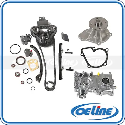 Timing Chain Kit For 91-99 2.4L Nissan 240SX 16V DOHC KA24DE W/ Water Oil Pump • $916.40