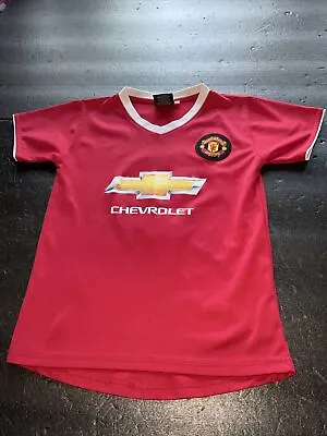 Manchester United Red Home Shirt # 9 Ibrahimovic ( Spanish Version ) Size 8/9 Yr • £6.99