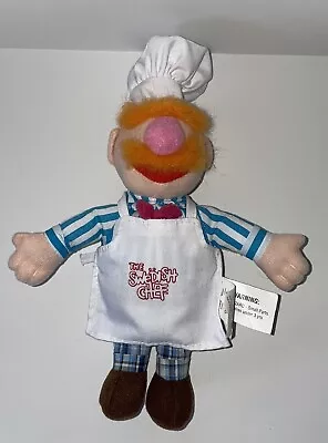 Muppets Swedish Chef Plush Beanbag 8  Sababa Toys 2004 • $22