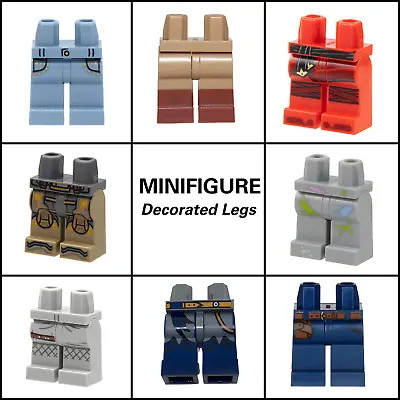 LEGO Minifigure Decorated Leg - More Colors And Design! • $3.81