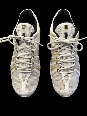Nike Shox Turbo NZ Premium Mens Sz 13 White Excellent • $65