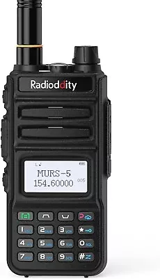 Radioddity MU-5 MURS Radio USB-C Charging 250 Channel VOX NOAA Display Sync • $37.19