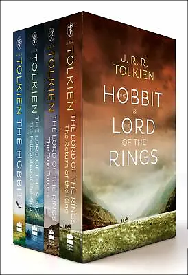 The Hobbit & The Lord Of The Rings 4 Books Boxed Set By JRR Tolkien NEW Paperbck • $27.90