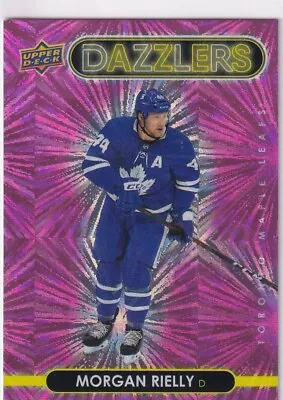 21/22 Ud Series 1 Morgan Rielly Dazzlers Pink Insert #42 • $0.73