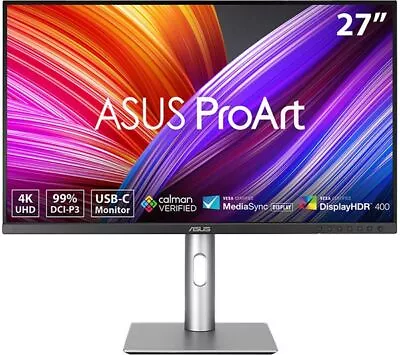 ASUS ProArt Display PA279CRV 27  4K UHD Monitor - FAULTY DISPLAYPORT • £479.99