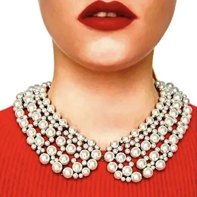$30 • Buy Zara Pearl Collar Statement Necklace