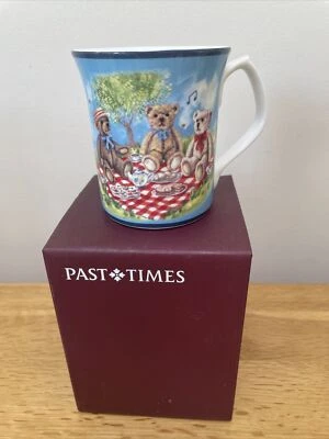 £7.99 • Buy Past Times Teddy Bear’s Picnic Fine Bone China Mug Cup In Box