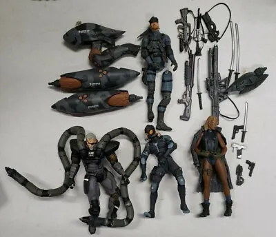 Metal Gear Solid 2 Macfarlane 4x Loose Figure Lot Solidus Snake Raiden  • $116.19