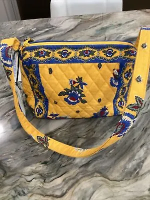 Vera Bradley Madison French Yellow Bag Small Tote NEW W/ Tags Retail $50 • $14.77