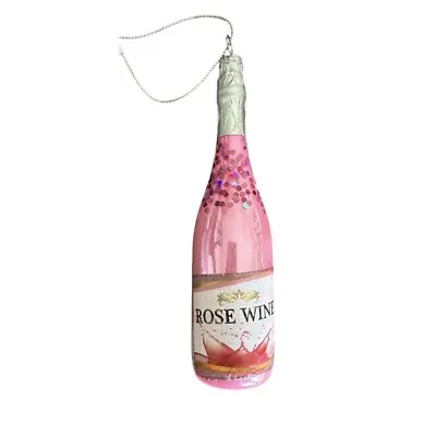 Rose Wine Ornament France Italy California New Years Drink Food Pink Champagne • $17