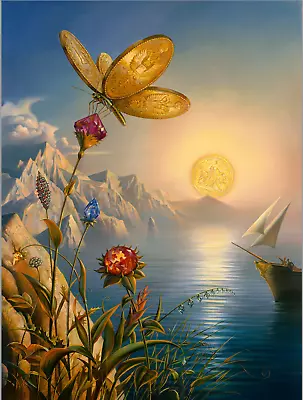 Vladimir Kush Treasure Island Unframed - Cert Of Auth Provided • $2090