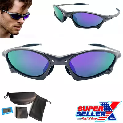 $37.78 • Buy Metal-X Penny Cyclops Sunglasses Polarized Amethyst Iridium UV400 Lenses - USA
