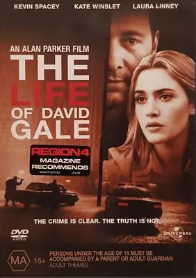 The Life Of David Gale DVD - Kevin Spacey (Region 4 2003) Free Post • $8