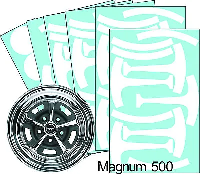 Mustang Magnum 500 15  Wheel Paint Mask Stencil Kit • $10.45