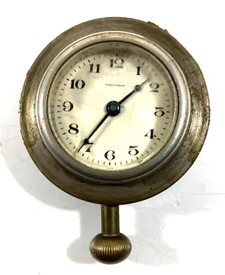 $45 • Buy 1920's Waltham Watch Co. Vintage Car Clock 8 Day - Parts