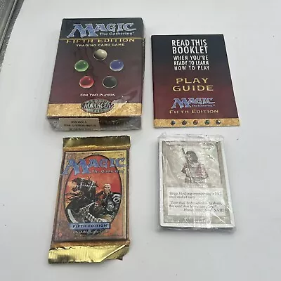 MTG 5th Ed Booster Pack & Player Deck Sealed Fifth Edition • $50