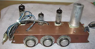 Vintage Motorola 3 Tube Amplifier ECL-82/6BM8 EZ-80/6V4 12AX7 • $65